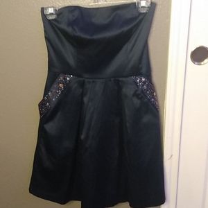 Navy Blue Party Dress